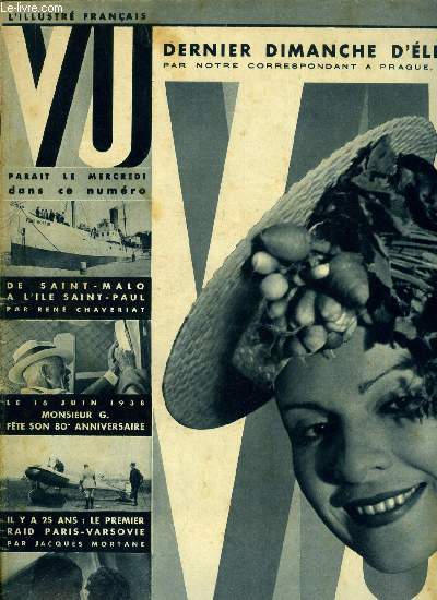 VU N 535 - Le 16 juin, S.M. Gustave de Sude, pour les parisiens, Monsieur G. fte son 80e anniversaire, Dernier dimanche d'lections par Alex Virot, Naades parisiennes, 13 juin 1913, Paris-Varsovie en 8 heures, l'exploit de brinde jonc des moulinais