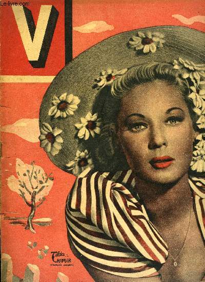 V MAGAZINE N 199 - Simone Valre dcouvre les joies du yachting, Grace au R.G., Pour vos vacances rien de plus excitant que l'aigle et la pieuvre, Neuf cents francs l'adultre c'est donn, Parce qu'une jeune fille au dentiste sur son buste il a perdu