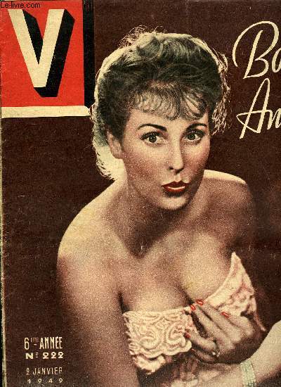 V MAGAZINE N 222 - Etoiles sur skis, vedettes a l'eau, Revue de fin d'anne au Palais, Pour expdier vos voeux, vous utiliserz des torpilles a raction l'an prochain, Depuis 89 ans, le Cascarelet enchante les veilles provenales, Mfiez vous
