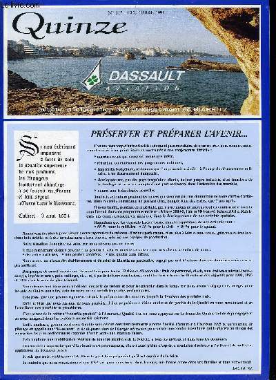 QUINZE N 117 - Prserver et prparer l'avenir, Une quipe d'experts au service de nos clients ou le tour du monde en 587 jours, A Parme : les essais carburant se font maintenant dans un batiment spcialis, scurit et conditions de travail amliores