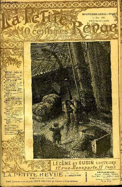 LA PETITE REVUE N 147 - 500.000 dollars de rcompense par Fernand Hue, De Tunis a Kairouan par Thodore Cahu, Les maisons gantes par G. Vitoux, La joie fait peur (suite) par Mme de Girardin, Un office bouddhique a Paris par P.J.