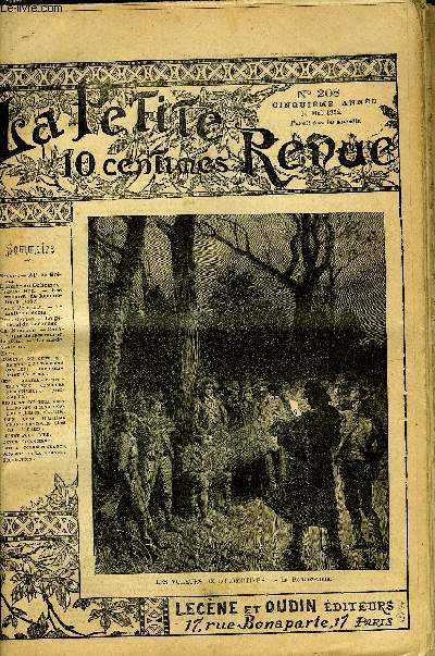 LA PETITE REVUE N 208 - Alfred Gvin par Nannin, L'arme du Dahomey, Les voleurs de locomotives (suite) par Fernand Hue, Le maitre d'cole par Emile Bergerat, Le gnral de Lorencez par Paul Galot, Chronique de la semaine par Ch. Normand