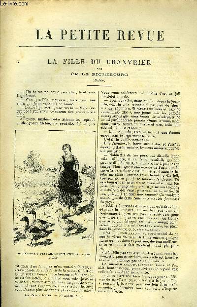 LA PETITE REVUE N 5 - La fille du chanvrier par Emile Richebourg (suite), Pcheurs d'Islande par J. Leroux, Le viaduc de Gabarit par Max de Nansouty, Les vieux par Alphonse Daudet (suite), Le sucre de houille par Eug. Thibault, Le tambourin par J. Ph.