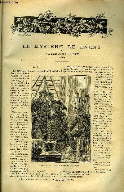 LA PETITE REVUE N 44 - Le mystre de Balny (suite) par Fernand Hue, Le palais des arts libraux a l'exposition de 1889 par Max de Nansouty, Atchinoff par C.S., Le grand papa par Edouard Rod, Un Ranch franais au Dakota par F.H., Le cur de Bourron