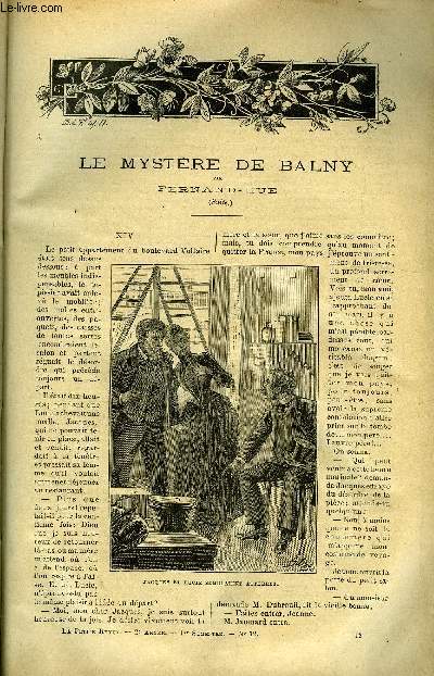 LA PETITE REVUE N 44 - Le mystre de Balny (suite) par Fernand Hue, Le palais des arts libraux a l'exposition de 1889 par Max de Nansouty, Atchinoff par C.S., Le grand papa par Edouard Rod, Un Ranch franais au Dakota par F.H., Le cur de Bourron