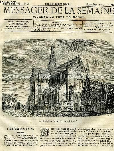 LE MESSAGER DE LA SEMAINE N 912 - Evelin par Ch. Kirwan, La Hollande a vol de touriste par V. Fournel, La main de velours (suite) paR Mlle G. d'Ethampes