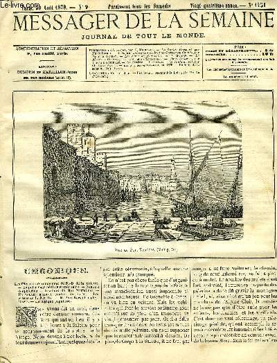 LE MESSAGER DE LA SEMAINE N 1251 - La famille Germont par Marie Pierre, Voyage d'exploration de Jacques Cartier au Canada par Maurice Gardot, Les caves de Roquefort par P. Maigne, La Muette d'Orvault par Gabrielle d'Ethampes, Port-Vendres par Lucien