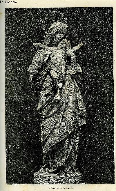 LA SEMAINE ILLUSTREE ET LE MESSAGER DE LA SEMAINE N 11 - Etudes artistiques - La jeune fille de Lille par H. Barbisier, L'heureuse journe du loup par Xavier Marmier, Gustave Dor par H. Barbisier, La fournaise (suite) par Charles Deslys, La chanson