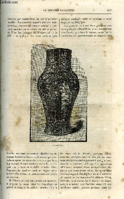 LA SEMAINE ILLUSTREE ET LE MESSAGER DE LA SEMAINE N 131 - Le salon par Jean Hicks, Mexico par Fernand Hue, En pays scandinave (suite) par R. de Souhesmes, Le devoir par Pauline Maritoux, Morituri - l'agonie d'une race par J.J. Kraszewski, Faences