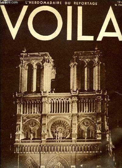 VOILA N 112 - Fordisme par Louis Latzarus, Les coulisses de la magie par Paul Gilson, La vie parisienne, la retraite du policier par Alain Laubreaux, Paris la nuit par Marius Larique, Soldats d'aventure par Pierre Scize, Les rats de l'aventure