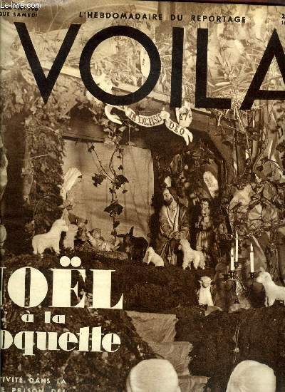 VOILA N 196 - Le petit calendrier par Lo Larguier, Nol a la roquette par Henri Danjou, Comptes et comtesses de fantaisie par Merry Bromberger, La maffia des ondes par Pierre Scize, Nol a la cour des miracles par Pierre Villoteau, Escales par Jean