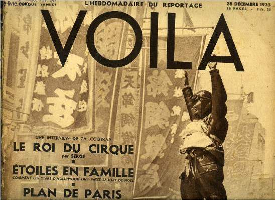 VOILA N 249 - Ce qu'il faut savoir, la camelote japonaise par Jean Prvost, Le roi du cirque par Serge, Les toiles en famille par Claude Blanchard, Plan de Paris Montparnasse par Lon Paul Fargue, Invitation au dsir par Jean Barsac, Voila vous parle