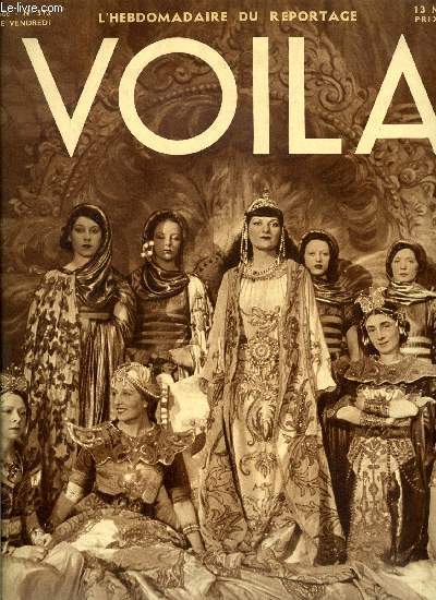 VOILA N 373 - Avec le brochet son compre, Mes tours du monde par Jean Cocteau, Ces messieurs au salon par Pierre Bnard, Belles refoules par Jean Baranger, Printemps de Chine par Christiane Fournier, Les mystres de la mondaine par Jacques Roberti