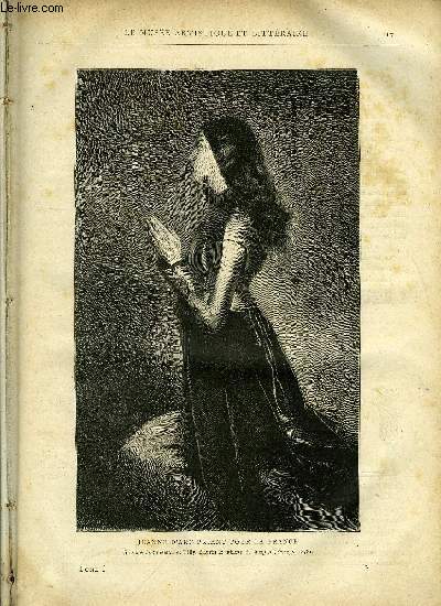 LE MUSEE ARTISTIQUE ET LITTERAIRE N 2 - Jeanne d'Arc priant pour la France, Daubray par Georges Maillard, La divine comdie - Ugolin par Dante Alighieri, Histoire des beaux arts (suite) par Saint Font, L'ami Daubray, Histoire d'une cathdrale