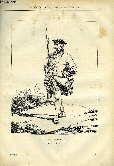 LE MUSEE ARTISTIQUE ET LITTERAIRE N 12 - Garde franaise, Lettre de Michel-Ange a son pre, Nicolas Toussaint Charlet, L'armeria reale par Paul Leroy, L'abb Daniel (suite) par Andr Theuriet