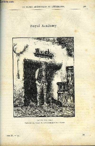 LE MUSEE ARTISTIQUE ET LITTERAIRE N 99 - Cabin comfort, Dcoration de la place de la rpublique par A.G., Un portrait - H. Leys par Gabriel Sailles, Sansovino, porte de bronze de la sacristie de Saint Marc a Venise, Etude pour une statue de Venus