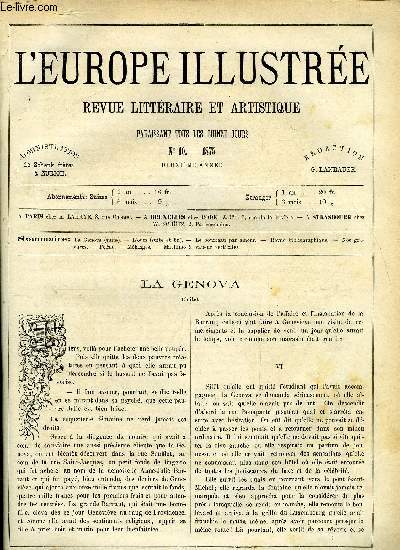 L'EUROPE ILLUSTREE N 10 - La Genova (suite) par Emile Daclin, L'ours (suite et fin) par le Cte S, Le bourreau par amour par H. Mareuge, Les deux folies