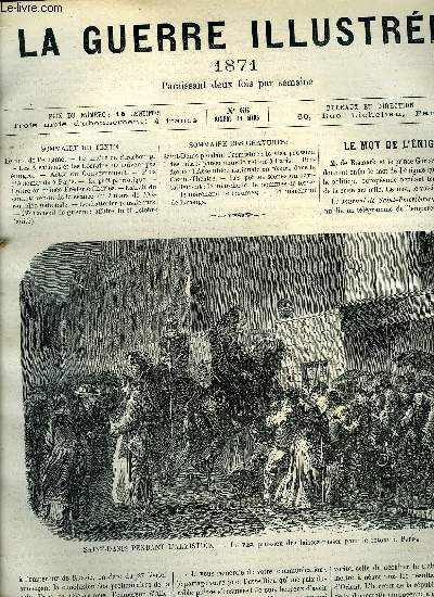 LA GUERRE ILUSTREE N 66 - Le mot de l'nigme, Le maire de Strasbourg, Les Alsaciens et les lorrains ne doivent pas migrer, Plus d'Allemands a Paris, Le prt patriotique, Epitre au prince Frdric-Charles, Extrait du compte rendu de la sance du 3 mars