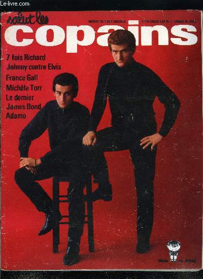 SALUT LES COPAINS N 32 - Sept nouveaux venus pour le printemps, Qui es-tu Adamo ?, La graphologie : Monty, 101 secrets de France Gall, La lettre de Johnny, Deux purs du rock : Eddy et Dick, Jocelyne a New York, 30 questions a Michle Torr, Johnny