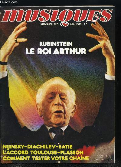 Musiques n 3 - Vivaldi, le Figaro des Doges par Maurice Croizard, Cavalcade par Claude Samuel, Nino Rota par Federico Fellini, La nouvelle gamme des virtuoses par Judith Karp et Andr Tubeuf, Naissance d'une guitare par Jean Louis Guitard, L'accord