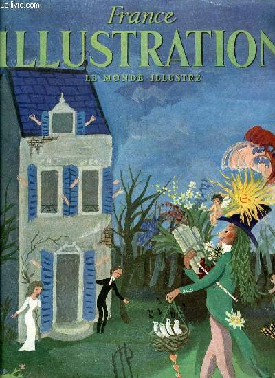 France illustration - Le monde illustr n 189 - La maison ouvre ses bras au printemps, A la rencontre du printemps par Alexandre Arnoux, La belle image du printemps, Deux pomes, Les jeux floraux par Pierre Vignes, La jeunesse des peintres par Franois