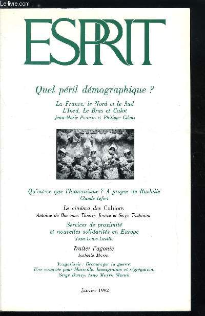 Esprit n 178 - Le temps de la provocation ?, Peurs franaises : dmographie et immigration, La recherche dmographique franaise au tournant par Jean Marie Poursin, Les avances de la sgrgation par Thomas Priestley, L'chec des associations franco