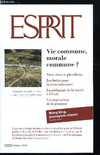 Esprit n 408 - Le diplomate et le marchand d'armes, Sortir de la monarchie rpublicaine par Philippe Cibois, L'architecture a-t-elle encore un prix ? par Frdric Lenne, Quand la France des affaires prend l'air par Olivier Mongin, N'oublions pas Hong