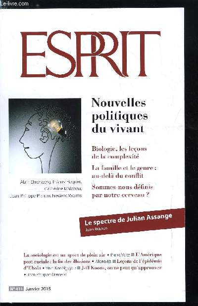 Esprit n 411 - Le charme amer de la victimisation, La gauche a-t-elle honte de sa politique sociale ? par Nicolas Clment , Une tour peut-elle tre transparente ? par Jean Louis Violeau, Nature et politique : sortir du face a face par Frdric Worms