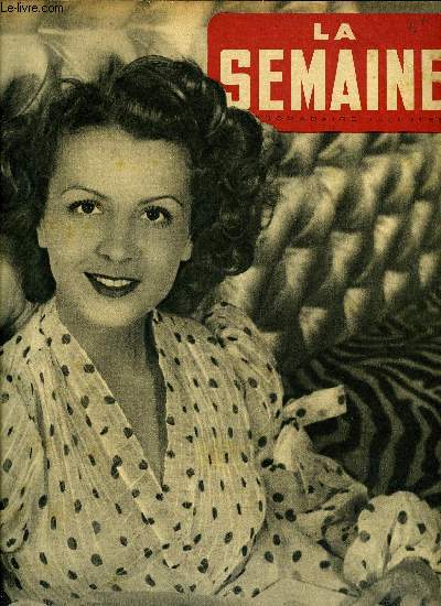 La semaine n 35 - La Bulgarie a pour monarque un tsar, et ses richesses sont des ptales de roses, Rene St Cyr ne veut pas tre une star sophistique, Duncan habille, avec un matelas, les femmes sans tickets, Au Japon, 500 tudiants se livrent