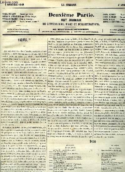 La semaine 4e anne n 45 - Les soupers du directoire par Jules de Saint Flix, Les meilleures intentions par Andr de Goy, Les trois squelettes du docteur Frolai par Edouard Edouarly, L'aragonaise par Polynice Fourni