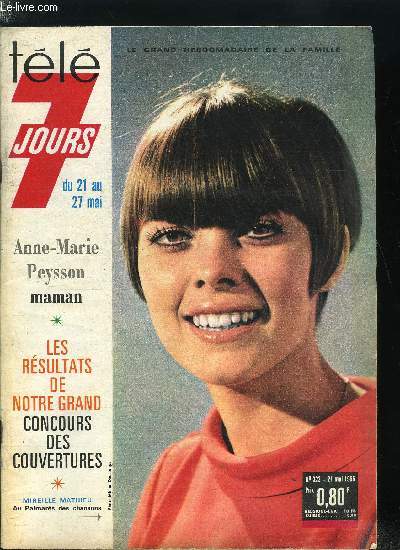 Tl 7 jours n 322 - Ex-chauffeur du Prsident de la Rpublique, Maurice Teynac a pris ses premires leons d'art dramatique a l'Elyse, Devenus hoteliers, l'un a Reims, l'autre a Brive, Kopa et Domenech : attention aux joueurs de Nantes et de Dax