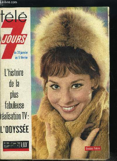 Tl 7 jours n 510 - Un professeur pour Jacqueline : son fils, De De Gaulle a Jacques Martin, Marcel Amont paysan de Paris, L'hotel de Carton, Jacques Krier veut faire une tlvision drangeante, Fredric March : je suis un cabot, rien qu'un cabot