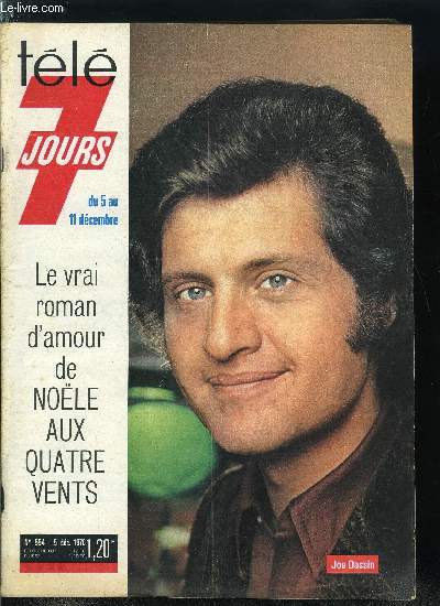 Tl 7 jours n 554 - Rene Legrand : experte en art africain, Claude Bolling : pionnier du modle rduit, Les checs, dlassement du producteur Jacques Charrier, Sur les nouveaux toits de Paris, Le voyou arrache un ralisateur a la TV