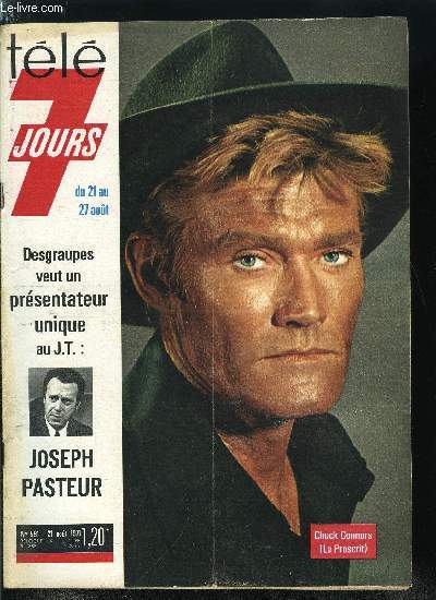 Tl 7 jours n 591 - Il est le seul imitateur de Jacques Martin, Agathe Natanson : je vole pour vous, Le protg d'Adamo, Le muse vivant de Raymond Devos, Gardien de chats a New York, Herv Jolly n'a pas pu entrer au Mexique : il avait les cheveux trop
