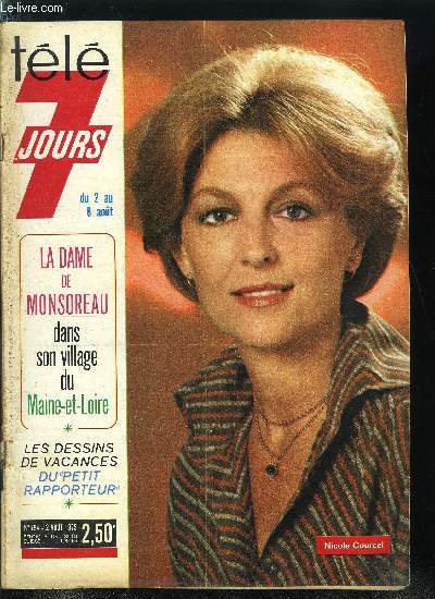 Tl 7 jours n 794 - Byron Janis joue Chopin chez George Sand, Claire Maurier : le bricolage l'a faite peintre au chalumeau, Annie Cordy : je voudrais bien qu'on s'aperoive que je suis une femme, Carmine Gallone le Cecil B. de Mille italien tourna