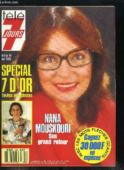 Tl 7 jours n 1380 - Joe Dassin, le prince de la chanson, La soeur de P.P.D.A. a crit un livre par amour, Patrice Drevet : je reste branch a mon fils, Nana Mouskouri : un grand bonheur pour son grand retour