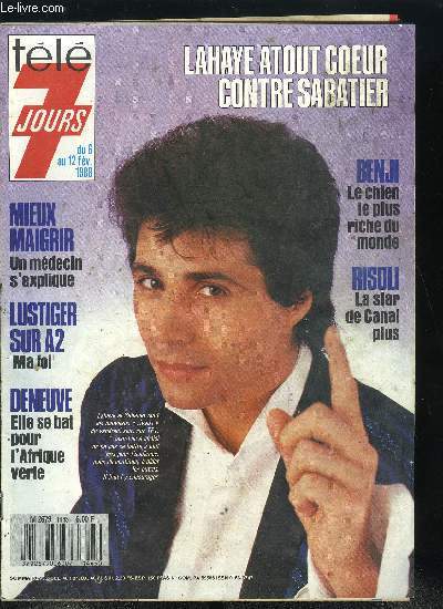 Tl 7 jours n 1445 - Jean Luc Lahaye : ma vie est une ternelle histoire d'amour, Le cardinal Lustiger : le jour ou j'ai choisi Dieu, Philippe Risoli : je suis amoureux d'Anne et de Canal Plus,