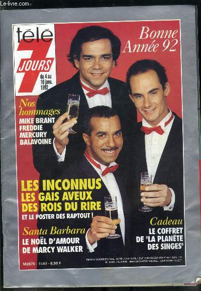 Tl 7 jours n 1649 - Balavoine, son toile brille encore, Les Inconnus : les rois du rire vivent comme trois frres, Robin Renucci : j'aime la corse de tout mon coeur, Les vagabonds : coeur de rocker et ame d'enfant, Bagdad caf