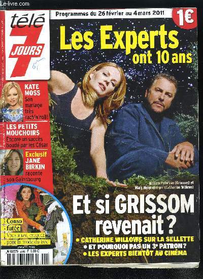 Tl 7 jours n 2648 - Une soire extraordinaire pour Alain Delon, Les Experts ont 10 ans, et si Grissom revenait ?, Sylvain Augier : j'ai tout perdu, Maxime Mdard le surdou du rugby franais, Justin Bieber comme vous ne l'avez jamais vu