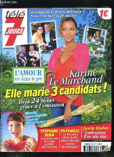 Tl 7 jours n 2717 - Karine Le Marchand, elle va encore marier des candidats, Desperate Housewives, et maintenant que vont-elles devenir ?, Ces franaises font des vagues, amies et adversaires, Charlize Theron : je suis dans ma priode garce