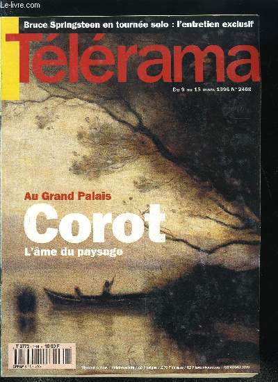 Tlrama n 2408 - La rtrospective Corot au Grand Palais, Afrique du Sud : une tlvision en noir et blanc, Festival de Berlin : les bons plans du off, Nos annes sauvages, de Wong Kar Wai : critique et entretien avec le ralisateur, Le loup gris