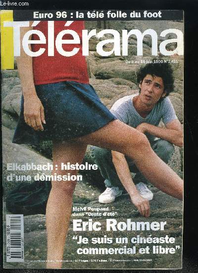 Tlrama n 2421 - Entretien avec Eric Rohmer pour Conte d't, Critique : conte d't, d'Eric Rohmer : portrait de l'homo rohmrius, Un animal, des animaux de Nicolas Philibert, Rtrospective : le cinma turc au centre Pompidou