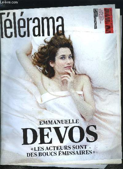 Tlrama n 3300 - Emmanuelle Devos, Premier plan : les tats palmiers, L'artiste Lena Dunham, Les banlieues doivent investir le champ politique, La dystopie, a vous dit ? La science fiction broie du noir, L'apotre de la terre crue, un architecte