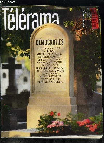 Tlrama n 3590 - Au Mali, la tl ralit au secours de la danse traditionnelle, Le politologue Yascha Mounk, pessimiste sur l'avenir de la dmocratie, Le plastique, on touche le fond, L'crivaine Joan Didion, La dmocratie survivra-t-elle a Donald