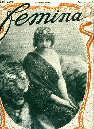 Femina n 183 - Beauts d'autrefois, modes d'aujourd'hui par Albert Flament, Le peigne a la mode, Femmes et chasseurs par Marcel Prvost, Matines pour la jeunesse par Mme Catulle Mends, Les villes du souvenir par Daniel Lesueur