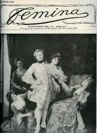 Femina n 31 - Le buste par Henri Levadan, Les salons de 1902 par Maurice Guillemot, Premier prix du conservatoire par Auguste Germain