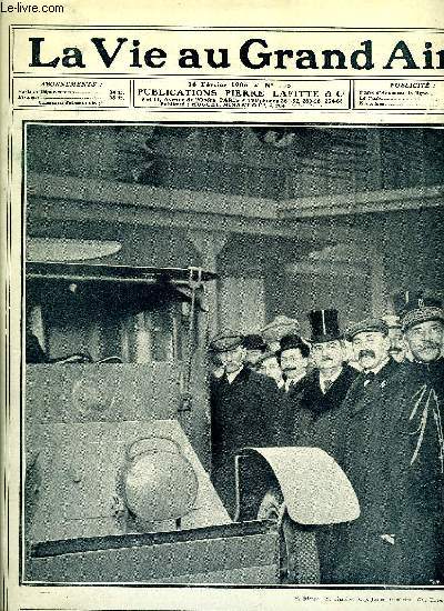 La vie au grand air n 388 - L'automobile de guerre, Au volant : Barney Oldfield par C. Faroux, Directions d'autrefois et d'aujourd'hui par C. Faroux, Un nouvel aroplane par A. de Masfrand, Le congrs de l'union cycliste internationale, Henri Prvot