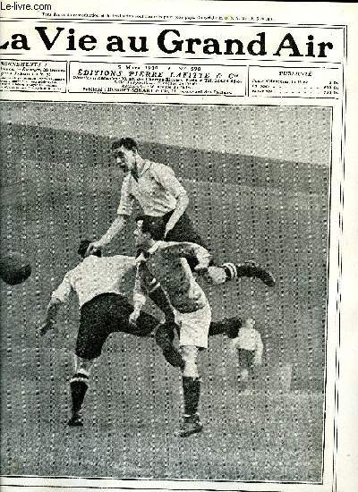 La vie au grand air n 598 - Une belle interception, Nos impressions par Harry et Willie Lewis, Le challenge Doyen, La grande semaine des Vosges, Le S.C.U.F. succombe par 18 points a zro par Henry Dispan, Jouet d'enfant, merveilleux instrument