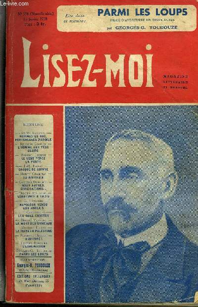 Lisez-moi - nouvelle srie - n 378 - Hommes de roc, forteresses d'argile (suite) chapitre XVI par Andr Armandy, L'homme aux yeux clairs par Romain Coolus, Le vent perce la porte par Tristan Derme, Casque de cuivre par J.H. Rosny, La bolchaa (suite)