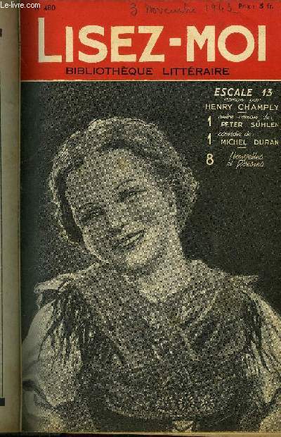 Lisez-moi - nouvelle srie - n 480 - Dans la foret noire (suite) chapitre XI par Peter Stuhlen, Quel toupet par Bernard Gervaise, Sauvetage par Maurice Renard, Eblouissement par Noelle Auguy, Escale 13 (suite et fin) XII par Henry Champly, Savoir aimer